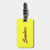 Sandra's reisaccessoires Bagage label (Voorkant verticaal)