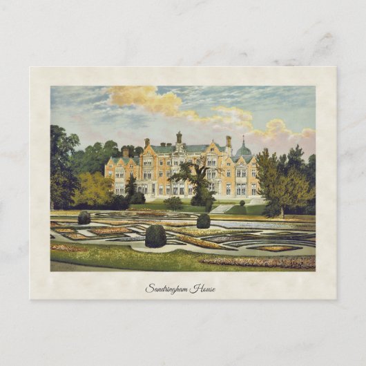 Sandringham House Norfolk England Briefkaart (Voorkant)