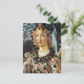 Sandro Botticell - Spring - Flora's buste Fine Art Briefkaart (Staand voorkant)