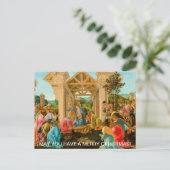 Sandro Botticelli, Aanbidding van de magie Feestdagenkaart (Staand voorkant)