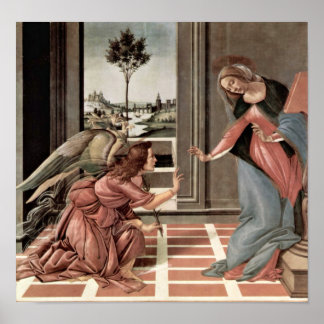 Sandro Botticelli - aankondiging Poster