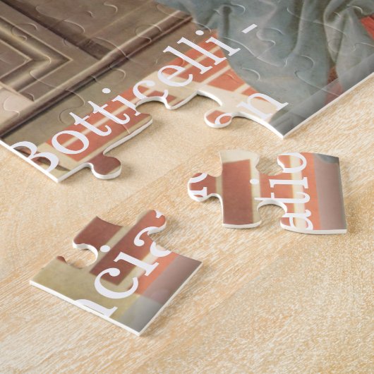 Sandro Botticelli - Aankoningspuzzel Legpuzzel (Zijkant)