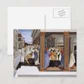 Sandro Botticelli - Baptisme van St. Zenobius Briefkaart (Voorkant / Achterkant)