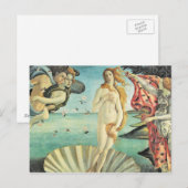 Sandro Botticelli Birth of Venus Briefkaart (Voorkant / Achterkant)