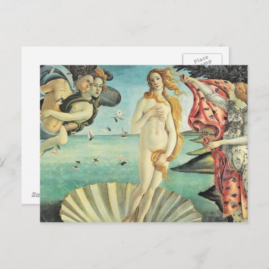 Sandro Botticelli Birth of Venus Briefkaart (Voorkant / Achterkant)