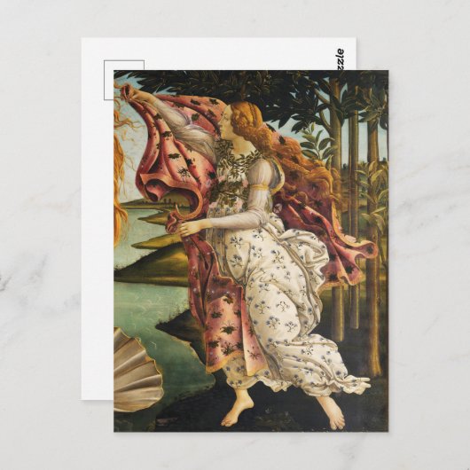 Sandro Botticelli Birth of Venus Hora of Spring Briefkaart (Voorkant / Achterkant)