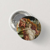 Sandro Botticelli Birth of Venus Hora of Spring Ronde Button 3,2 Cm (Voorkant /achterkant)