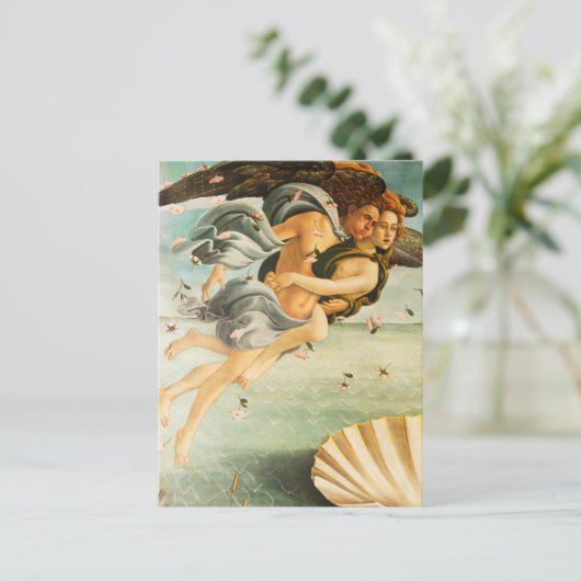 Sandro Botticelli Birth of Venus Zephyrus, chloris Briefkaart (Staand voorkant)