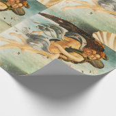 Sandro Botticelli Birth of Venus Zephyrus, chloris Cadeaupapier (Hoek)