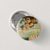 Sandro Botticelli Birth of Venus Zephyrus, chloris Ronde Button 3,2 Cm (Voorkant /achterkant)