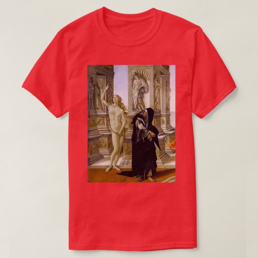 Sandro Botticelli Calumny of Apelles detail T-shirt (Design voorkant)
