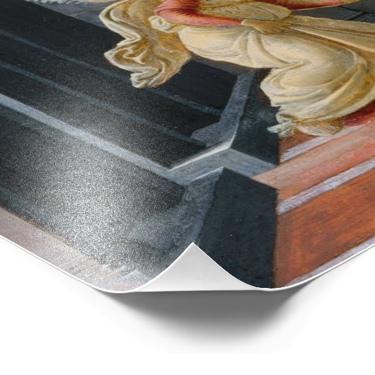 Sandro Botticelli - De aankondiging Foto Afdruk (Hoek)