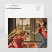 Sandro Botticelli - de aankondiging GC Briefkaart (Voorkant / Achterkant)