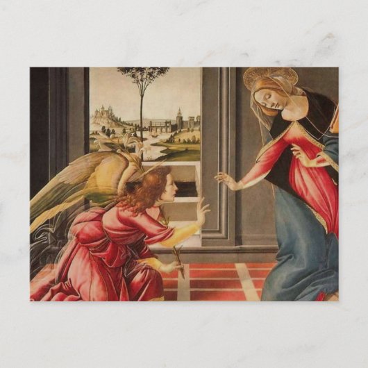 Sandro Botticelli - de aankondiging GC Briefkaart (Voorkant)