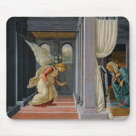 Sandro Botticelli - De aankondiging Muismat (Voorkant)