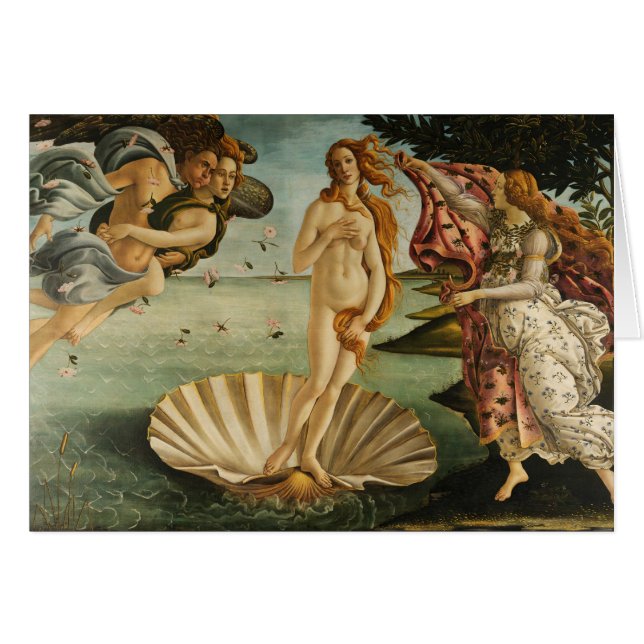 Sandro Botticelli - De geboorte van Venus (Voorkant Horizontaal)