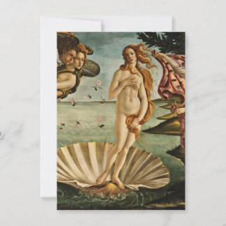 Sandro Botticelli - De geboorte van Venus Bedankkaart
