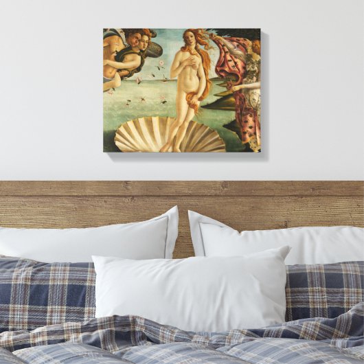 Sandro Botticelli - De geboorte van Venus Canvas Afdruk (Insitu (Slaapkamer))