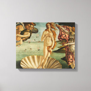 Sandro Botticelli - De geboorte van Venus Canvas Afdruk