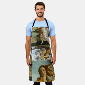 Sandro Botticelli "De geboorte van Venus - collage Schort (Gedragen)