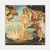 Sandro Botticelli De geboorte van Venus Fine Art Magneet (Voorkant)