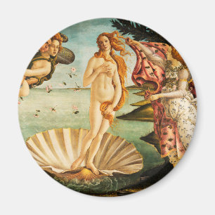 Sandro Botticelli De geboorte van Venus Fine Art Magneet