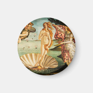 Sandro Botticelli De geboorte van Venus Fine Art Magneet