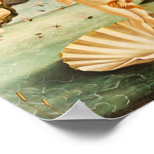 Sandro Botticelli De geboorte van Venus Fine Art Poster (Hoek)