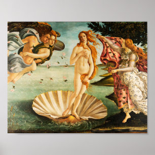 Sandro Botticelli De geboorte van Venus Fine Art Poster