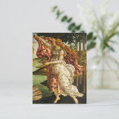 Sandro Botticelli "De Geboorte van Venus - Hora" P Briefkaart (Staand voorkant)