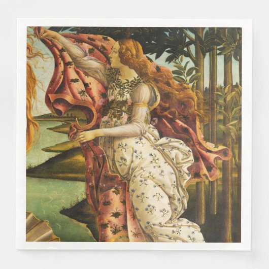Sandro Botticelli "De geboorte van Venus - Hora" P Servet (Voorkant)