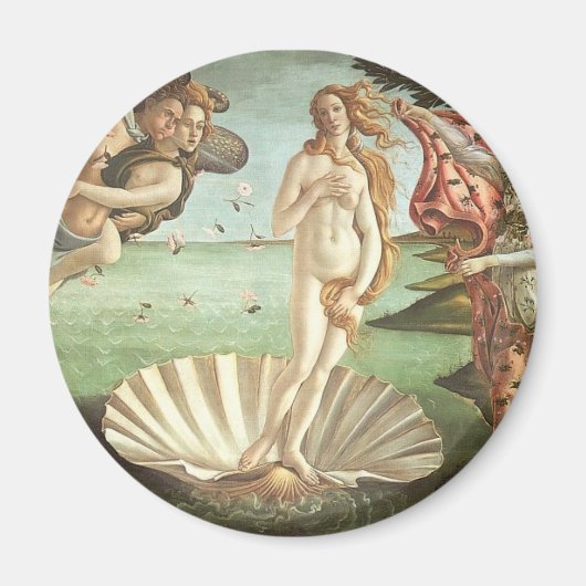 Sandro Botticelli De geboorte van Venus Magneet (Voorkant)