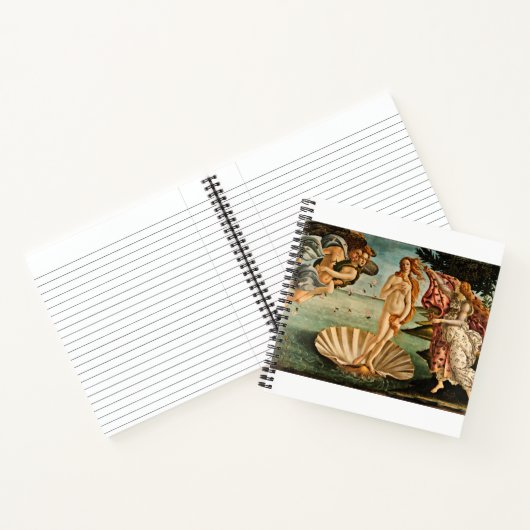 Sandro Botticelli - de geboorte van Venus Notitieboek (Binnen)