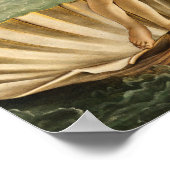 Sandro Botticelli - De geboorte van Venus Poster (Hoek)