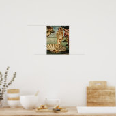 Sandro Botticelli - De geboorte van Venus Poster (Keuken)