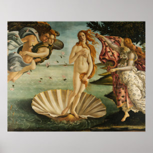 Sandro Botticelli - De geboorte van Venus Poster