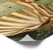 Sandro Botticelli - De geboorte van Venus Poster (Hoek)