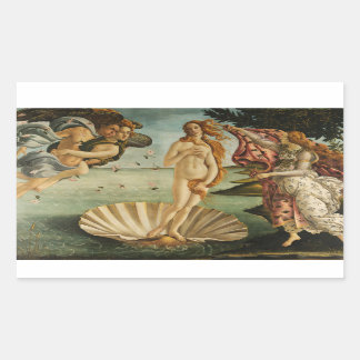 Sandro Botticelli - De geboorte van Venus Rechthoekige Sticker