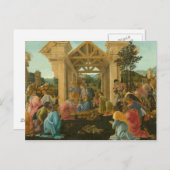 Sandro Botticelli - De verrijking van de Magi Briefkaart (Voorkant / Achterkant)