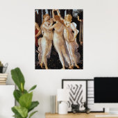 Sandro Botticelli - Drie races in Primavera Poster (Thuiskantoor)
