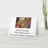 Sandro Botticelli - GC van de Aankondiging (Achterkant)