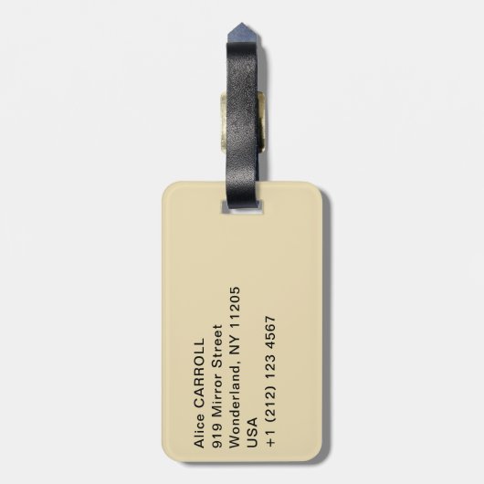 Sandro Botticelli - geboorte van Venus Bagagelabel (Achterkant verticaal)