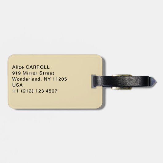 Sandro Botticelli - geboorte van Venus Bagagelabel (Achterkant horizontaal)