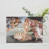 Sandro Botticelli - geboorte van Venus Bedankkaart (Staand voorkant)