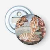 Sandro Botticelli - geboorte van Venus Button Flesopener (Voorkant)