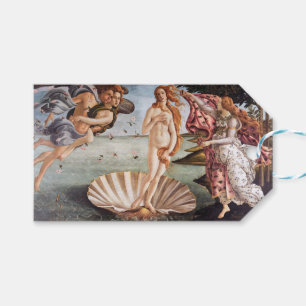 Sandro Botticelli - Geboorte van Venus Cadeaulabel