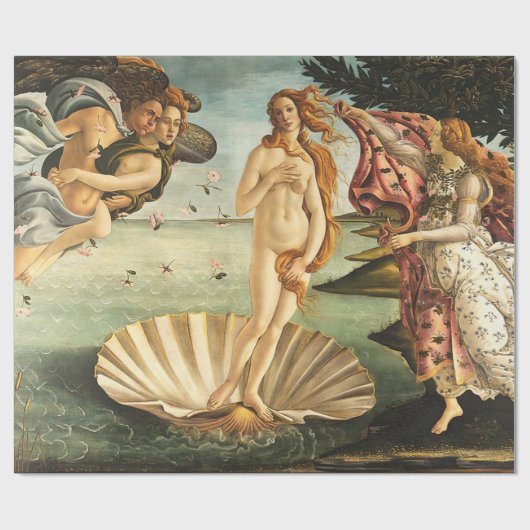 Sandro Botticelli geboorte van Venus Cadeaupapier (Vlak)