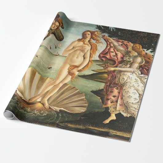 Sandro Botticelli geboorte van Venus Cadeaupapier (Uitgerold)