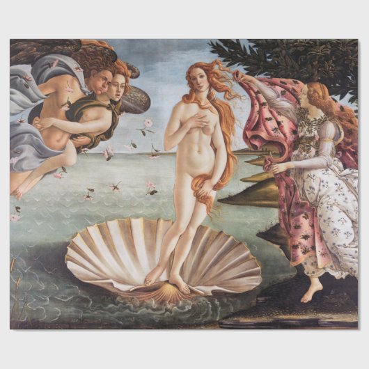 Sandro Botticelli - geboorte van Venus Cadeaupapier (Vlak)