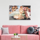 Sandro Botticelli - geboorte van Venus Canvas Afdruk (Insitu (Woonkamer))